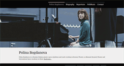 Desktop Screenshot of polinabogdanova.com